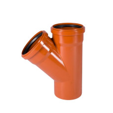 Ostendorf Тройник канализационный Dn 125/125 45° KG (221300)