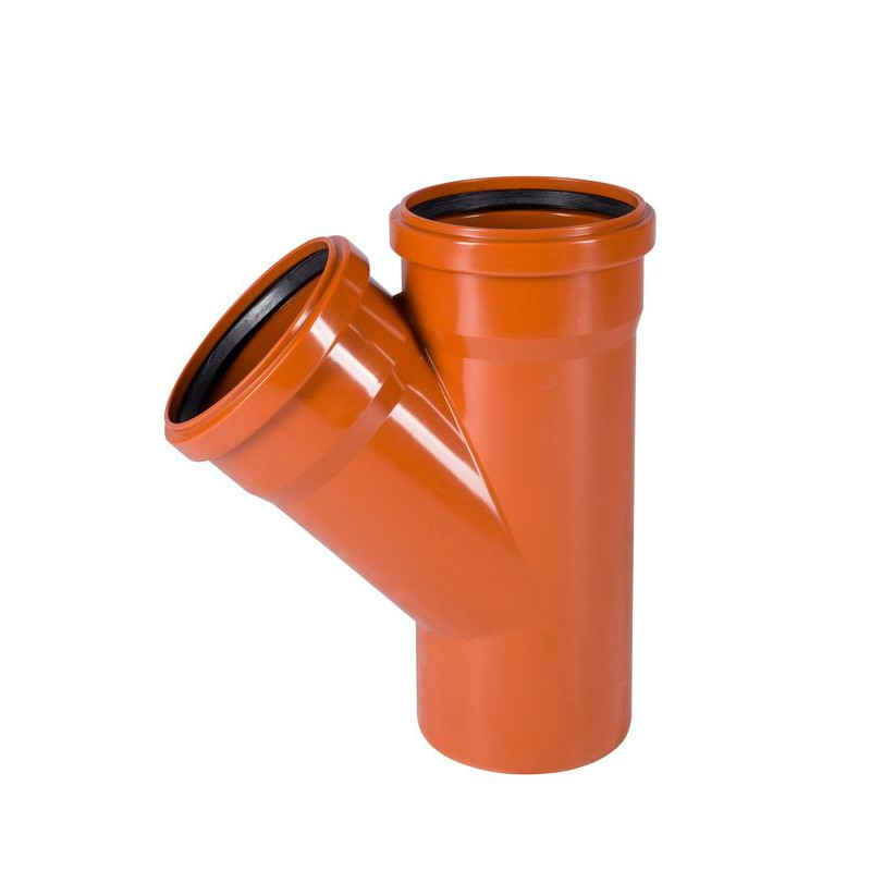 Ostendorf Тройник канализационный Dn 125/125 45° KG (221300)