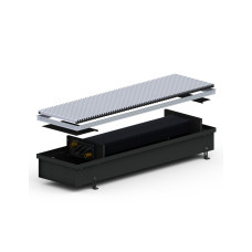 Carrera Внутрішньопідлоговий конвектор  4S2 Black 250х1250х110 (4S2_25/125/11)