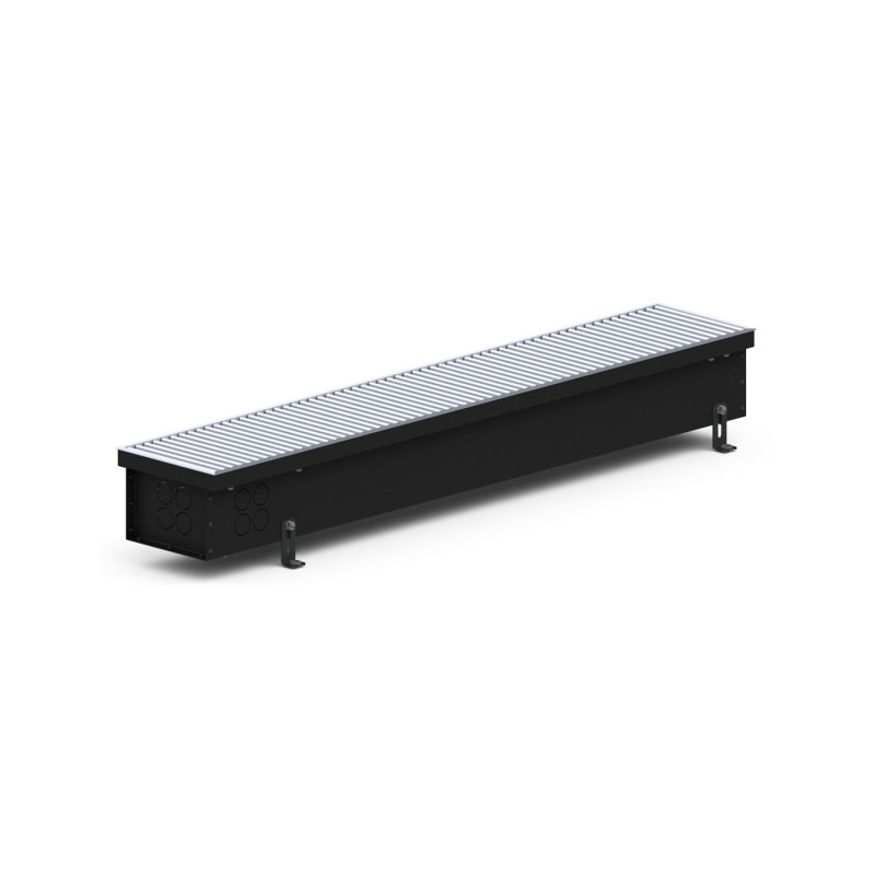 Carrera Внутрішньопідлоговий конвектор  4S Black 180х3000х110 (4S_18/300/11)