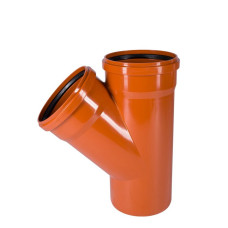 Ostendorf Тройник канализационный Dn 200/200 45° KG (223300)