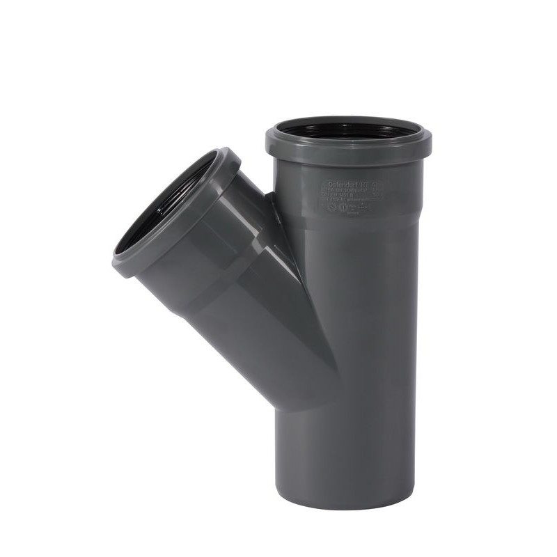 Ostendorf Трійник d=90 мм, кут=45 ° Сірий (174200)