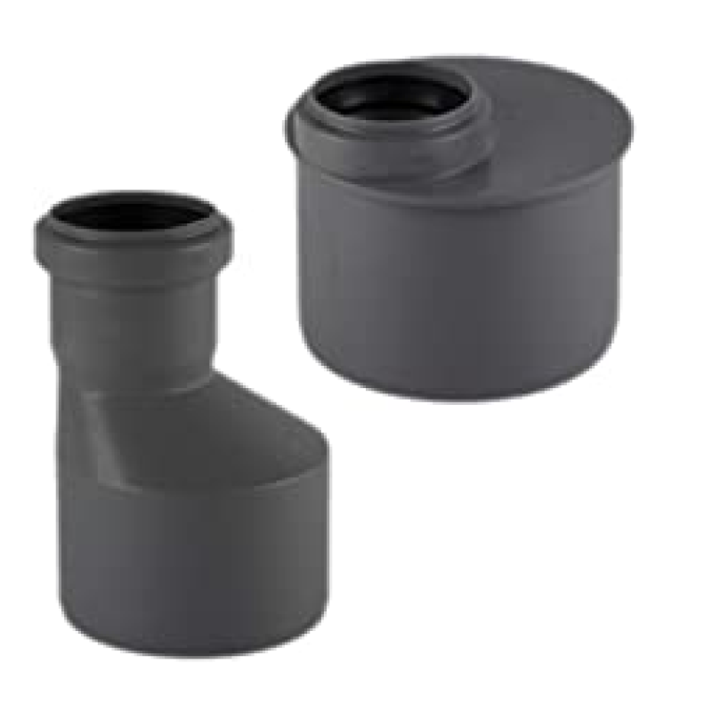 Ostendorf Перехід ексцентричний d=110/75 мм Сірий (175710)