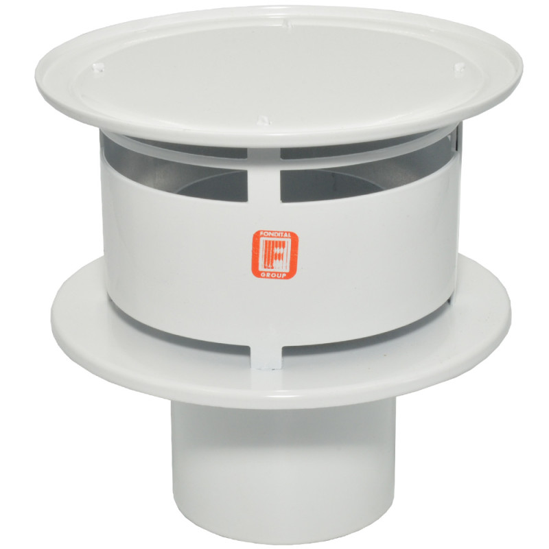 Fondital 0KVERCAM00 Комплект вертикальний газовідводу Ø60/100 на Ø80 с димох. терміналом (0KVERCAM00)