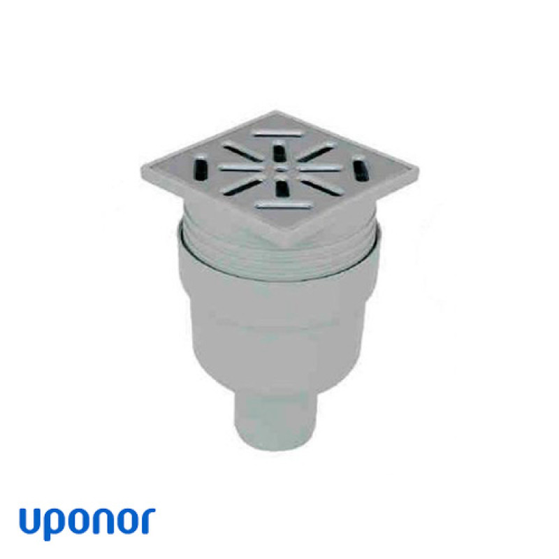 Душовий трап Uponor Aqua Ambient Standard FI 50 100х100 мм вертикальний (1136469)