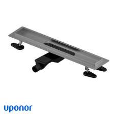 Uponor Душовий канал 70 см Aqua Ambient | срібло | без решітки (1136408)