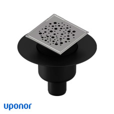 Душовий трап Uponor Aqua Ambient Classic/spot FI 50 120х120 мм вертикальний (1136463)