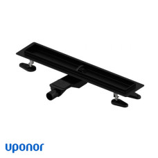 Uponor Душовий канал 100 см Aqua Ambient | чорний | без решітки (1136416)