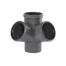 Ostendorf Крестовина угловая канализационная Dn 110/110/110 67° HT-Safe (175920)