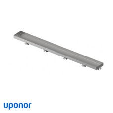 Uponor Решітка для душового лотка 90 см Aqua Ambient під плитку срібло (1136440)
