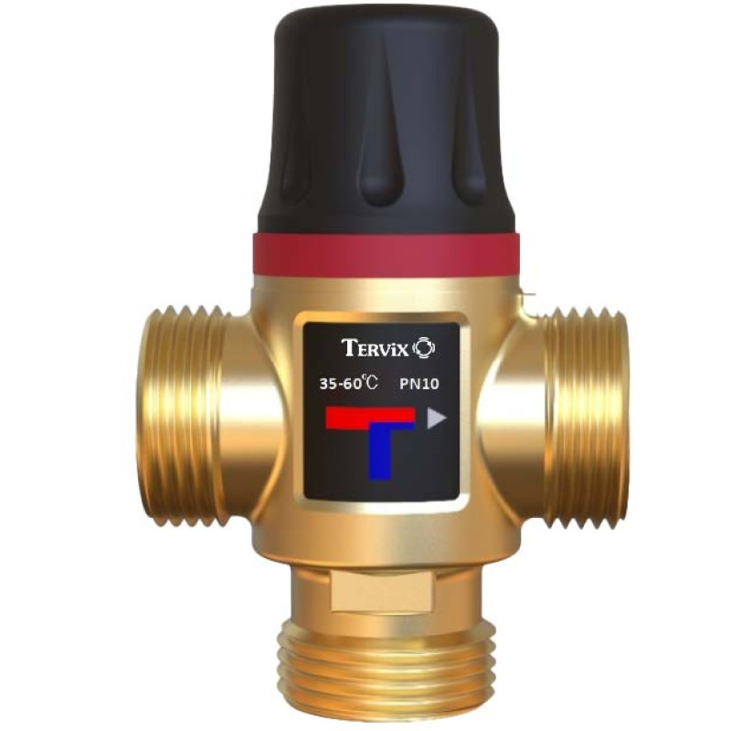 Tervix 312234 Термостатичний змішувальний клапан Pro Line TMV, G1" діапазон темп. 30-70C, Kvs 2,5 (312234)