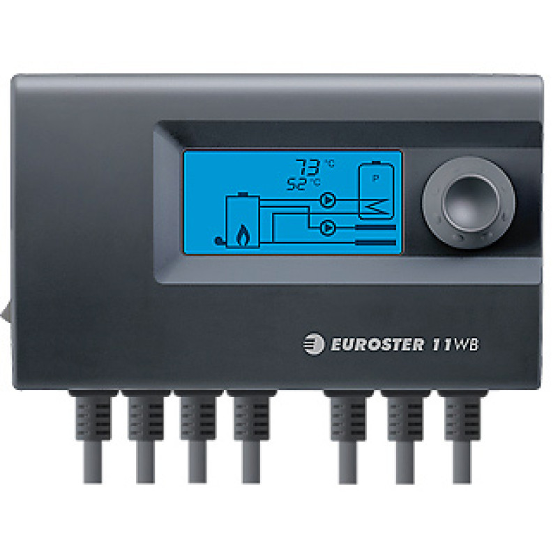 EUROSTER 11WB Контролер для твердопаливних котлів з баком ГВП (11WB)
