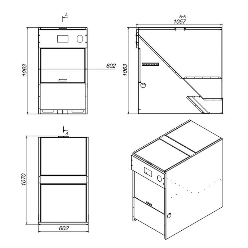 Thermo Alliance Бункер для пелет 0,3 куб. м (37358В03)