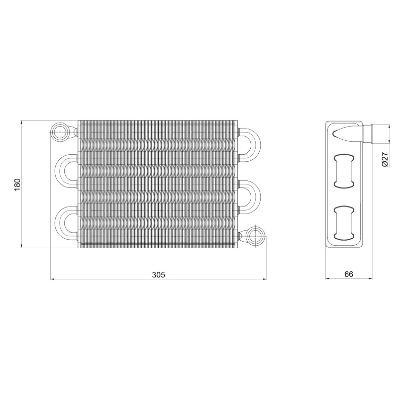 Thermo Alliance Первинний теплообмінник 6174275 (6174275)