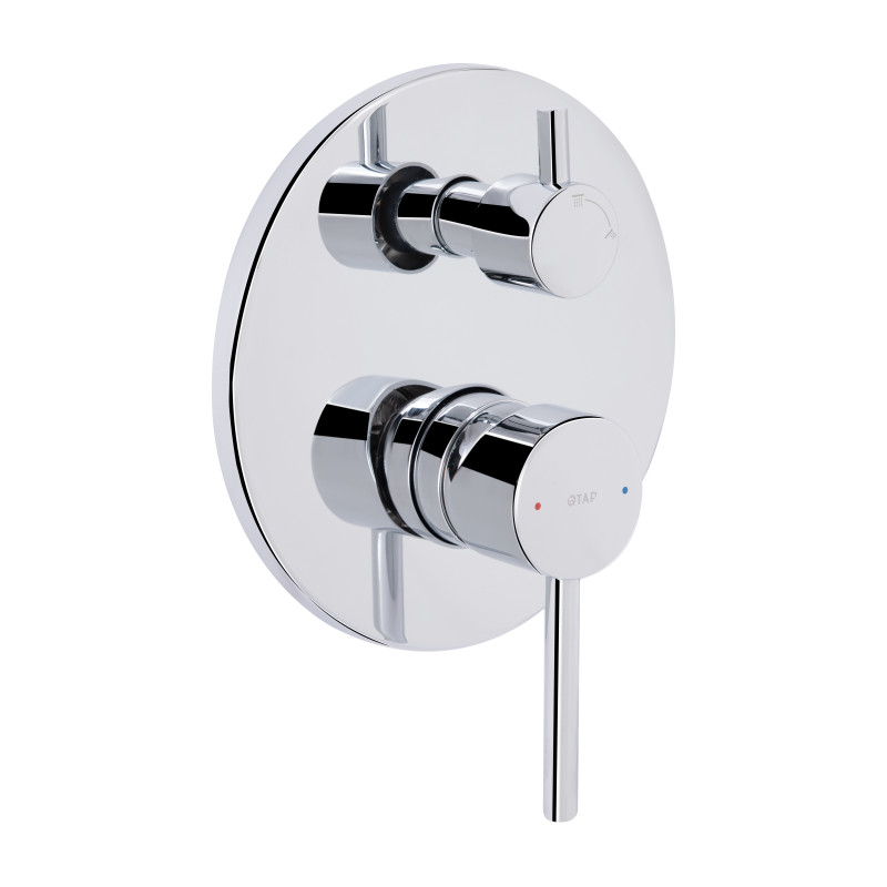 Qtap Душова система універсальна Scorpio прихованого монтажу на два споживача QTSCO113CRM45896 Chrome