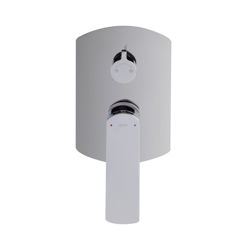 Qtap Душова система універсальна Slavonice прихованого монтажу на два споживача QTSLA113CRM45898 Chrome