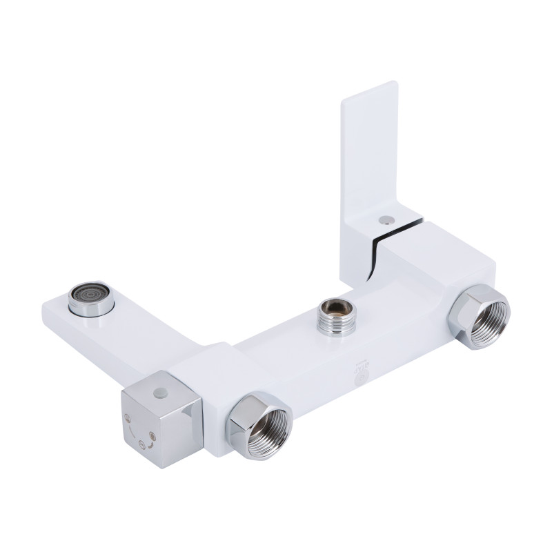 Qtap Душова система універсальна Gemini на три споживача (з виливом) QTGEM111CRW45687 Chrome/White