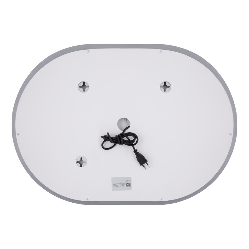 Qtap Дзеркало Gemini 500х700 з LED-підсвічуванням Touch, з антизапотіванням, з димером, рег. темп. кольору (3000-6500K) Reverse QT2578R5070