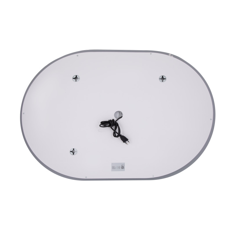 Qtap Дзеркало Gemini 650х900 з LED-підсвічуванням Touch, з антизапотіванням, з димером, рег. темп. кольору (3000-6500K) Reverse QT2578R6590