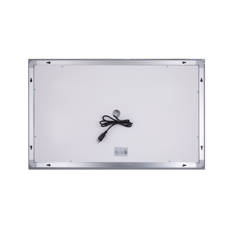 Qtap Дзеркало Cardinal 500х800 з LED-підсвічуванням Touch, з антизапотіванням, з димером, рег. темп. кольору (3000-6500K) Reverse QT0478C5080