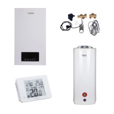 Thermo Alliance Комплексне рішення для котельні: електричний котел 18 кВт + комплект підключення бойлера + комбінований підлоговий водонагрівач 140 л (TA149DCN1847151)
