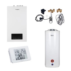 Thermo Alliance Комплексне рішення для котельні: електричний котел 24 кВт + комплект підключення бойлера + комбінований підлоговий водонагрівач 140 л (TA149DCN2447152)