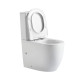 Qtap Унітаз підлоговий Robin New Ultra Quiet безобідковий з сидінням Soft-close WHITE QT13226083AW