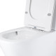Qtap Унітаз підлоговий Vlasta Ultra Quiet безобідковий з сидінням Soft-close WHITE QT28228300W