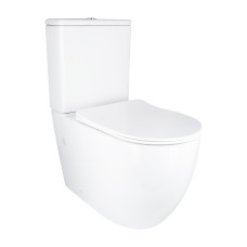 Qtap Унітаз підлоговий Grand Ultra Quiet безобідковий з сидінням Soft-close WHITE QT26228301W