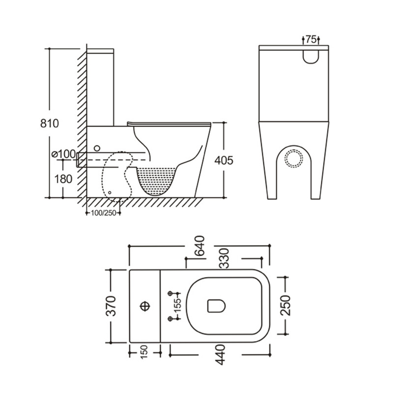 Qtap Унітаз підлоговий Stenava Rimless безобідковий з сидінням Soft-close WHITE QT27228303W