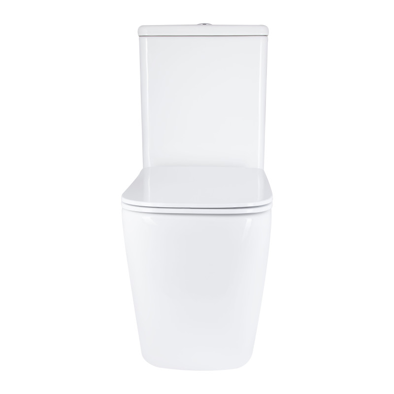 Qtap Унітаз підлоговий Stenava Rimless безобідковий з сидінням Soft-close WHITE QT27228303W