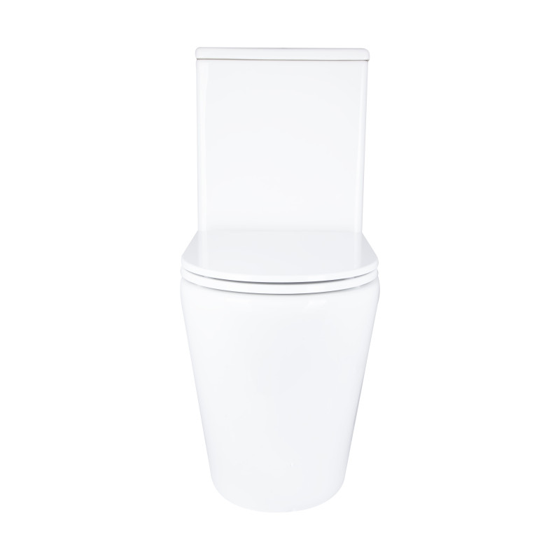 Qtap Унітаз підлоговий Dove Rimless безобідковий з сидінням Soft-close WHITE QT06228380BW