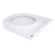 Qtap Унітаз підлоговий Dove Rimless безобідковий з сидінням Soft-close WHITE QT06228380BW