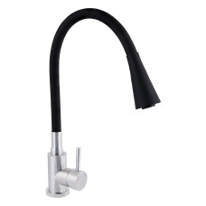 Lidz Змішувач для кухні Aria 015F31 з гнучким виливом (k35) LDARI015F31BNK31872 Black / Nickel