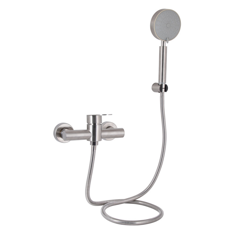 Lidz Змішувач для душу Luna 010 (з душовим гарнітуром) (k35) LDLUN010NKS46095 Nickel