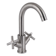 Lidz Змішувач для кухні Wind 161F двохвентильний LDWIN161FNKS46098 Nickel