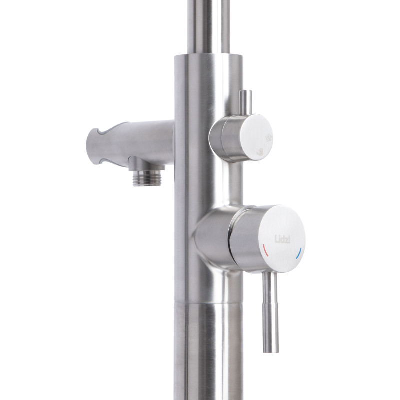 Lidz Змішувач для ванни Aria 004 підлоговий (з душовим гарнітуром) (k35) LDARI004NKS46099 Nickel