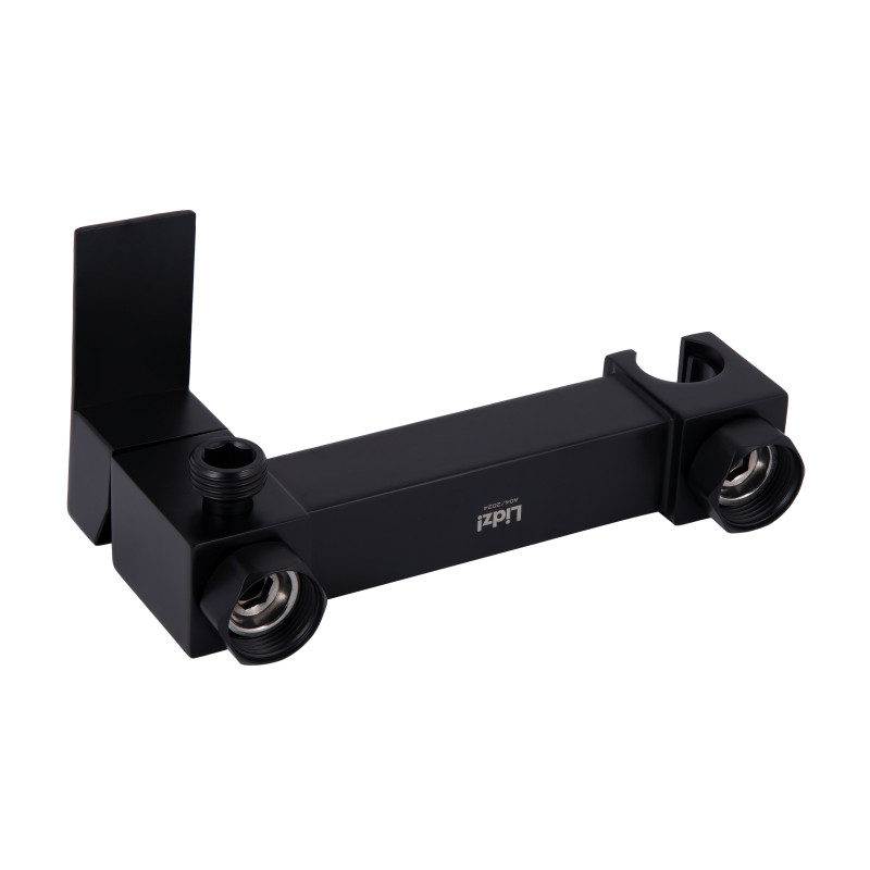 Lidz Набір для гігієнічного душу Kubis 110 Black LDKUB110BLA46104 прямокутний