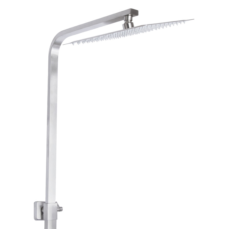 Lidz Душова стійка універсальна Kubis 1120 на два споживача LDKUB1120NKS46111 Nickel