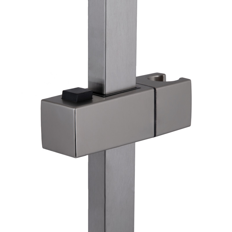 Lidz Душова стійка з тримачем універсальна Niagara 321 прямокутна LDNIA321NKS46113 Nickel