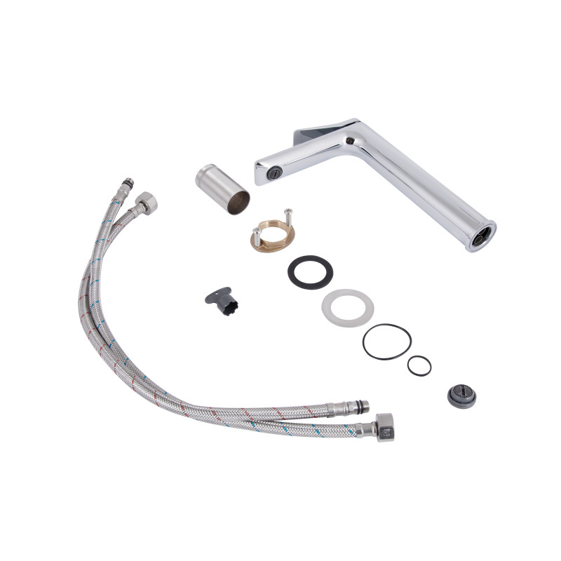 Qtap Змішувач для раковини Presto високий QTPRE269CRM45572 Chrome