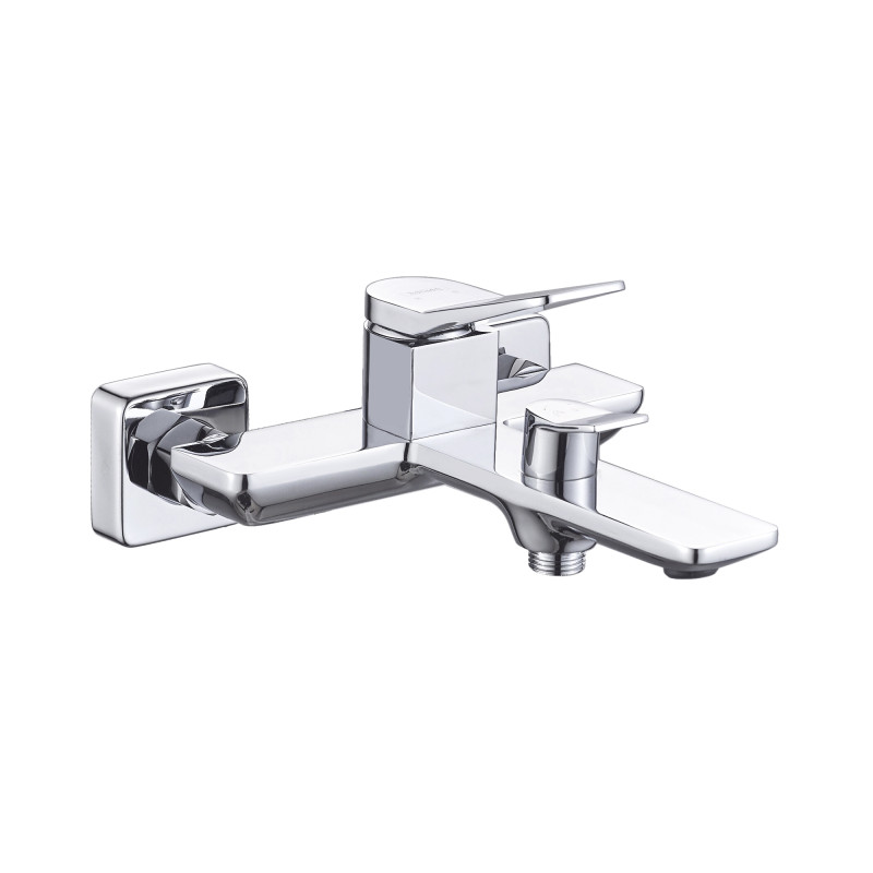 Qtap Змішувач для ванни Presto (з душовим гарнітуром) QTPRE259CRM45574 Chrome