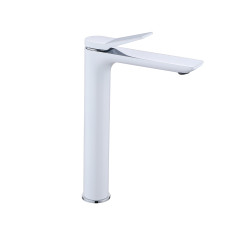 Qtap Змішувач для раковини Presto високий QTPRE269CRW45577 Chrome/White