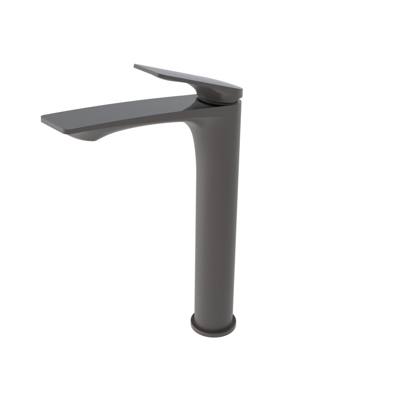 Qtap Змішувач для раковини Vlasta New високий QTVLA269GMB45653 Gunmetal Black PVD
