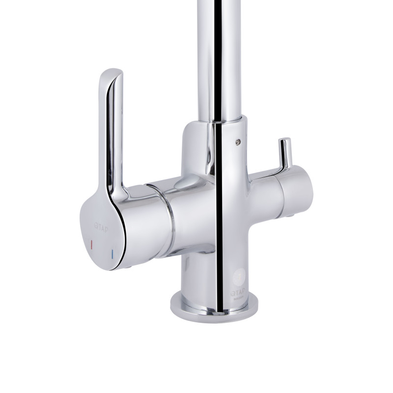 Qtap Змішувач для кухні Grand з підключенням для питної води QTGRA362CRM45667 Chrome