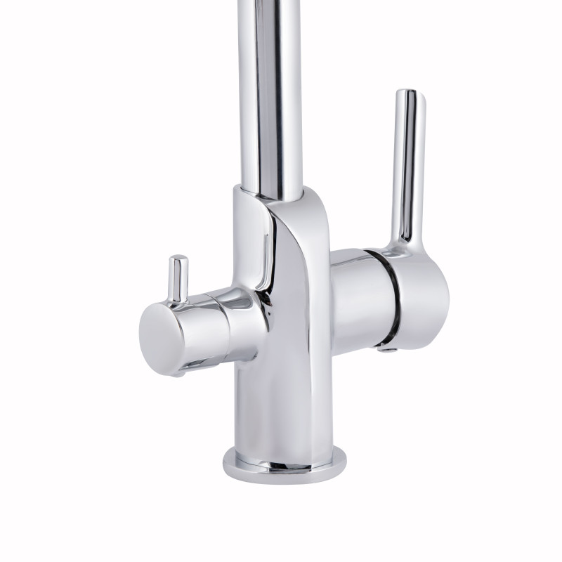 Qtap Змішувач для кухні Grand з підключенням для питної води QTGRA362CRM45667 Chrome