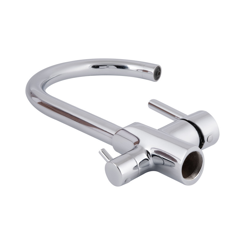 Qtap Змішувач для кухні Grand з підключенням для питної води QTGRA362CRM45667 Chrome