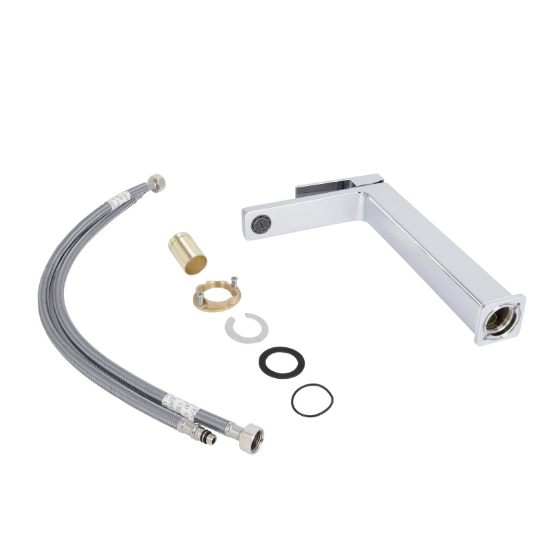 Qtap Змішувач для раковини Gemini високий QTGEM269CRM45677 Chrome