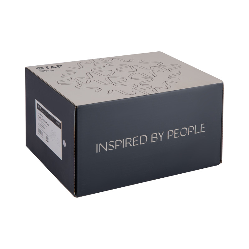 Qtap Змішувач для ванни Gemini (з душовим гарнітуром) QTGEM259CRW45683 Chrome/White