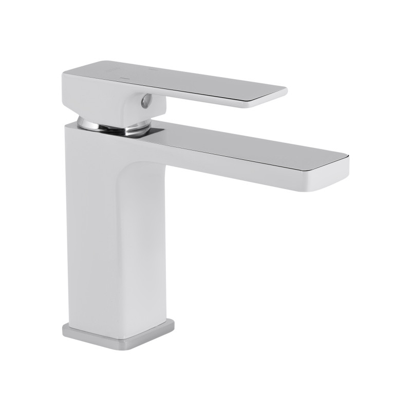 Qtap Змішувач для раковини Gemini (з гігієнічним душем) QTGEM272CRW45691 Chrome/White